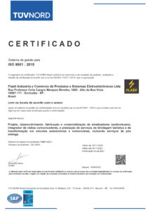 Certificado  ISO 9001:2015
